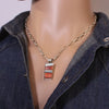 Inlay pendant by Zuni