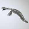 Feather pendant by Harvey Mace (silver or gold)