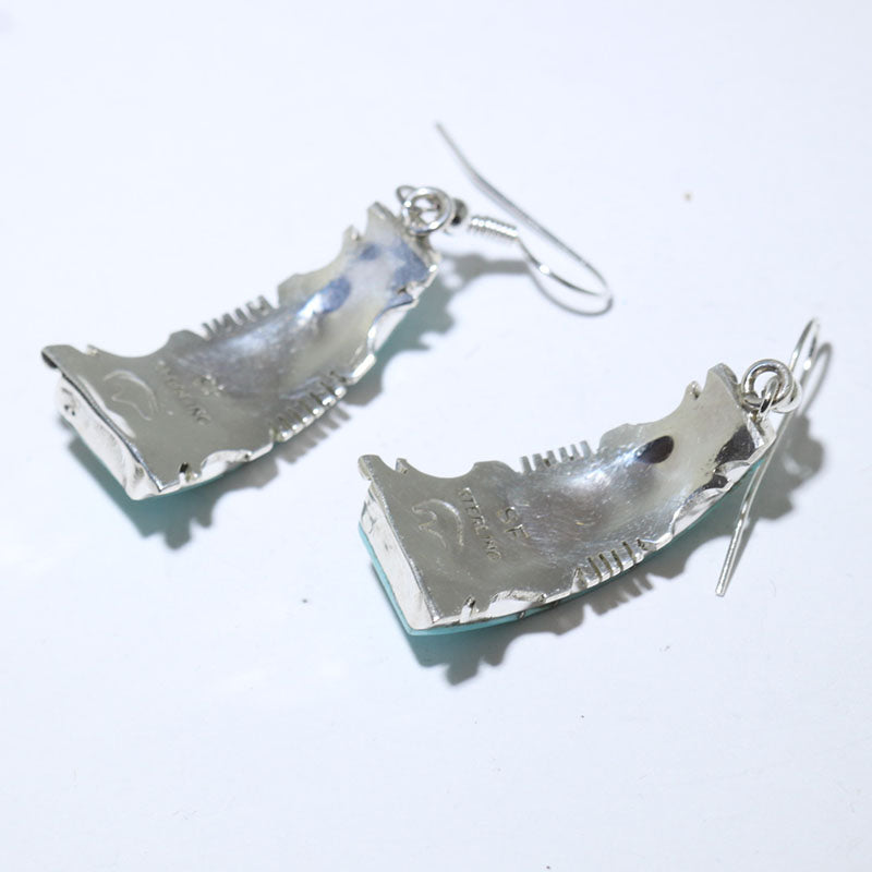 Inlay Earring by Steve Francisco