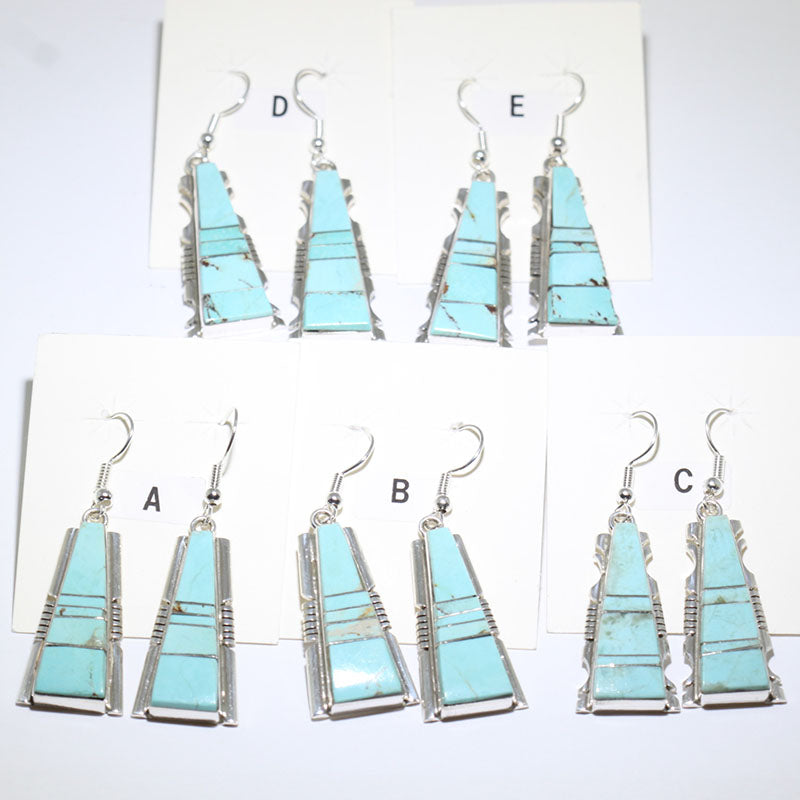 Inlay Earring by Steve Francisco