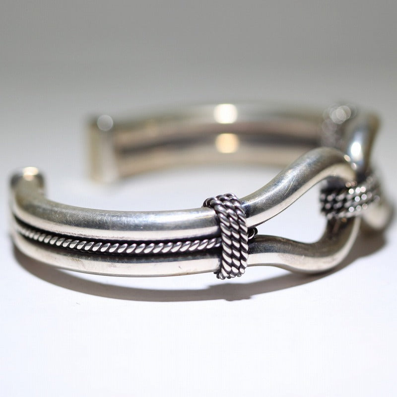 Horse whisperer Bracelet(L) by Steve Arviso – Gallup Trading