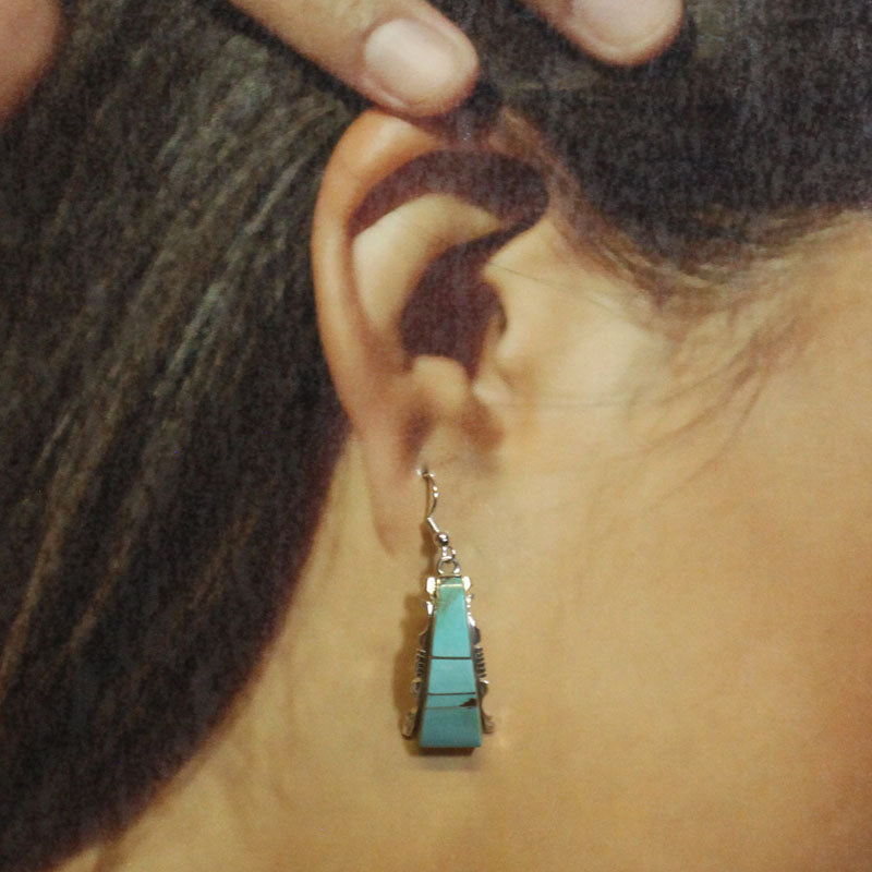 Inlay Earring by Steve Francisco