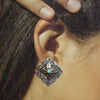 Concho Earrings by Navajo
