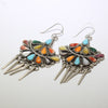 Cluster earrings by Phyllis Coonsis