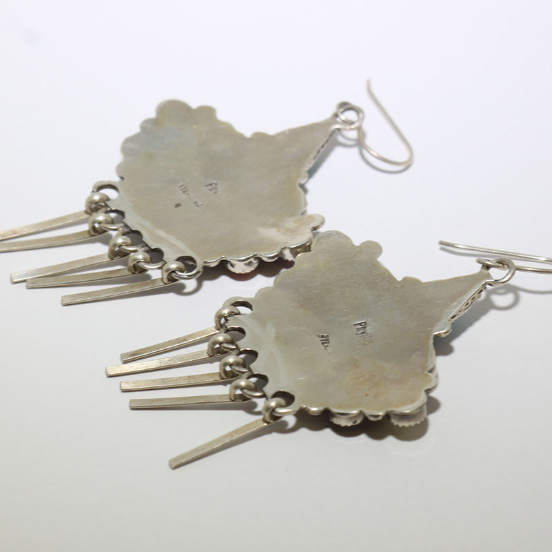 Cluster earrings by Phyllis Coonsis