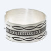Silver Bracelet by Navajo 5-3/8"