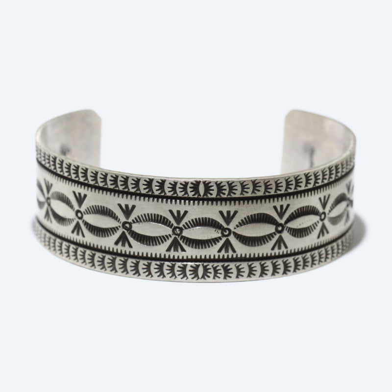 Silver Bracelet by Navajo 5-3/8"