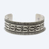 Silver Bracelet by Navajo 5-3/8"