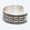Silver Bracelet by Navajo 5-3/8"