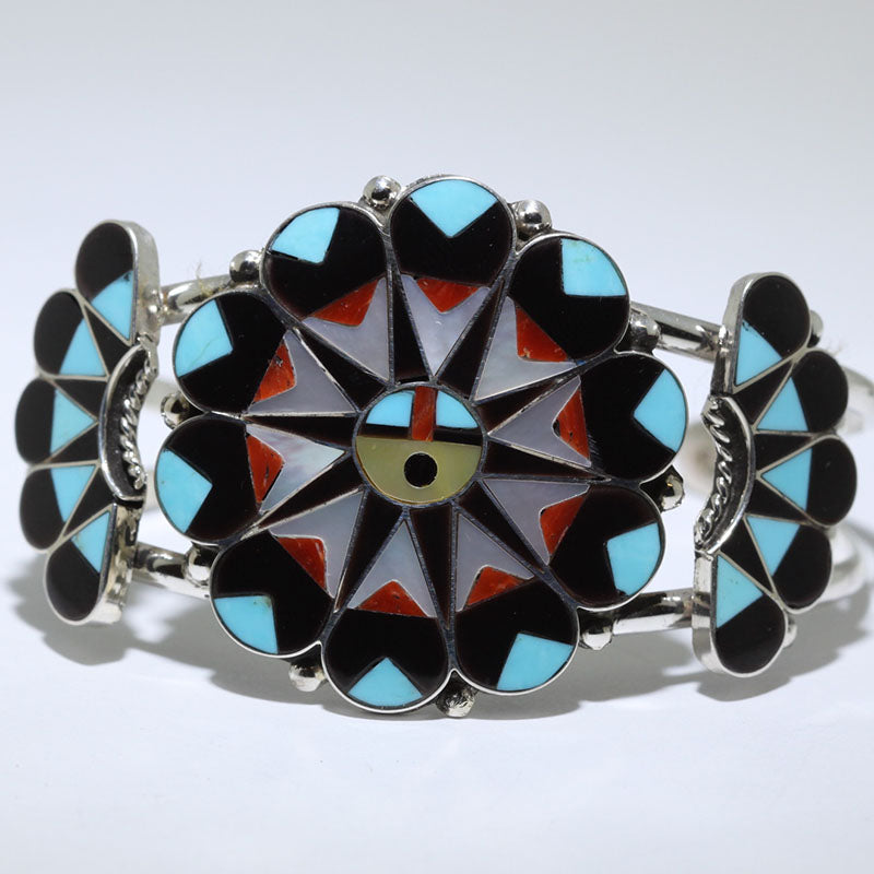 Inlay Bracelet by Zuni size 5-1/4"