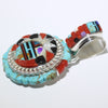 Inlay Sunface Pendant by Wilbert Manning