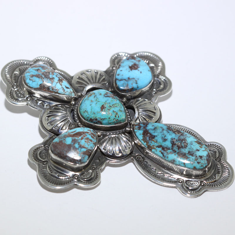 Bisbee Cross Pendant by Darrell Cadman