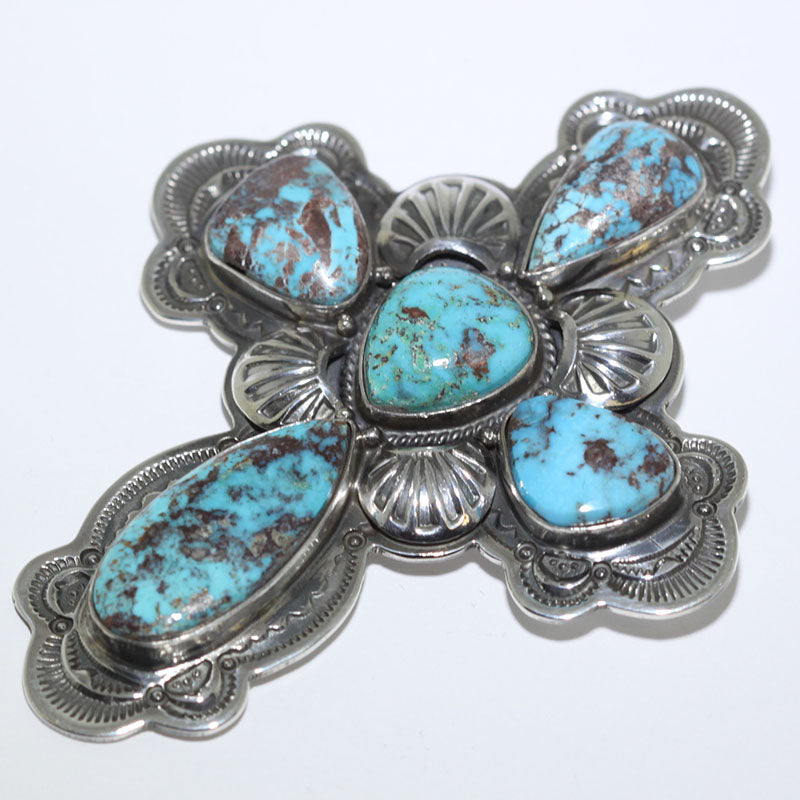 Bisbee Cross Pendant by Darrell Cadman