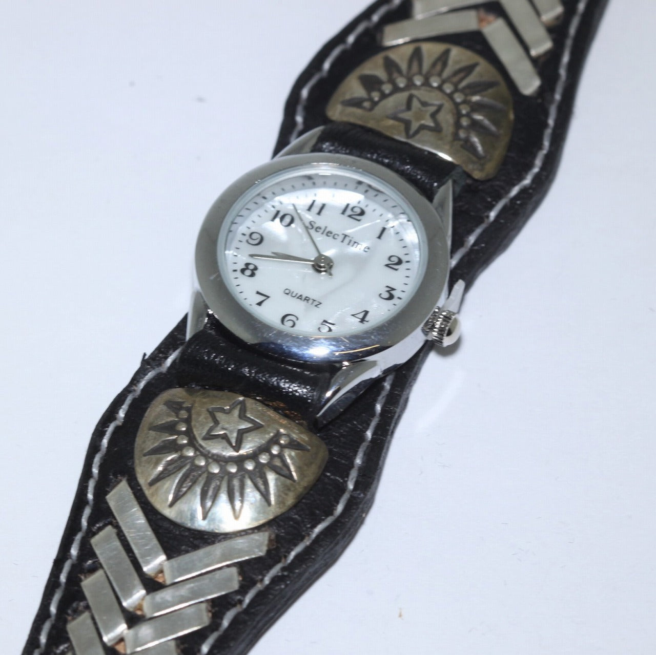 Leatrher watch bracelet