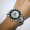 Inlay Bracelet by Zuni size 5-1/4"