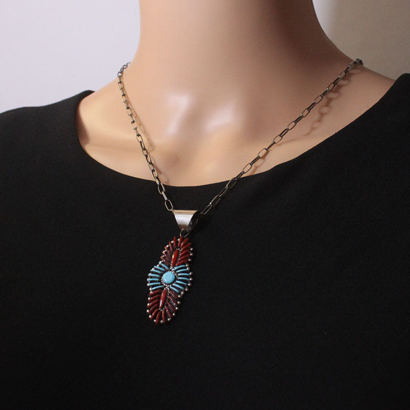Silver Pendant by Zuni