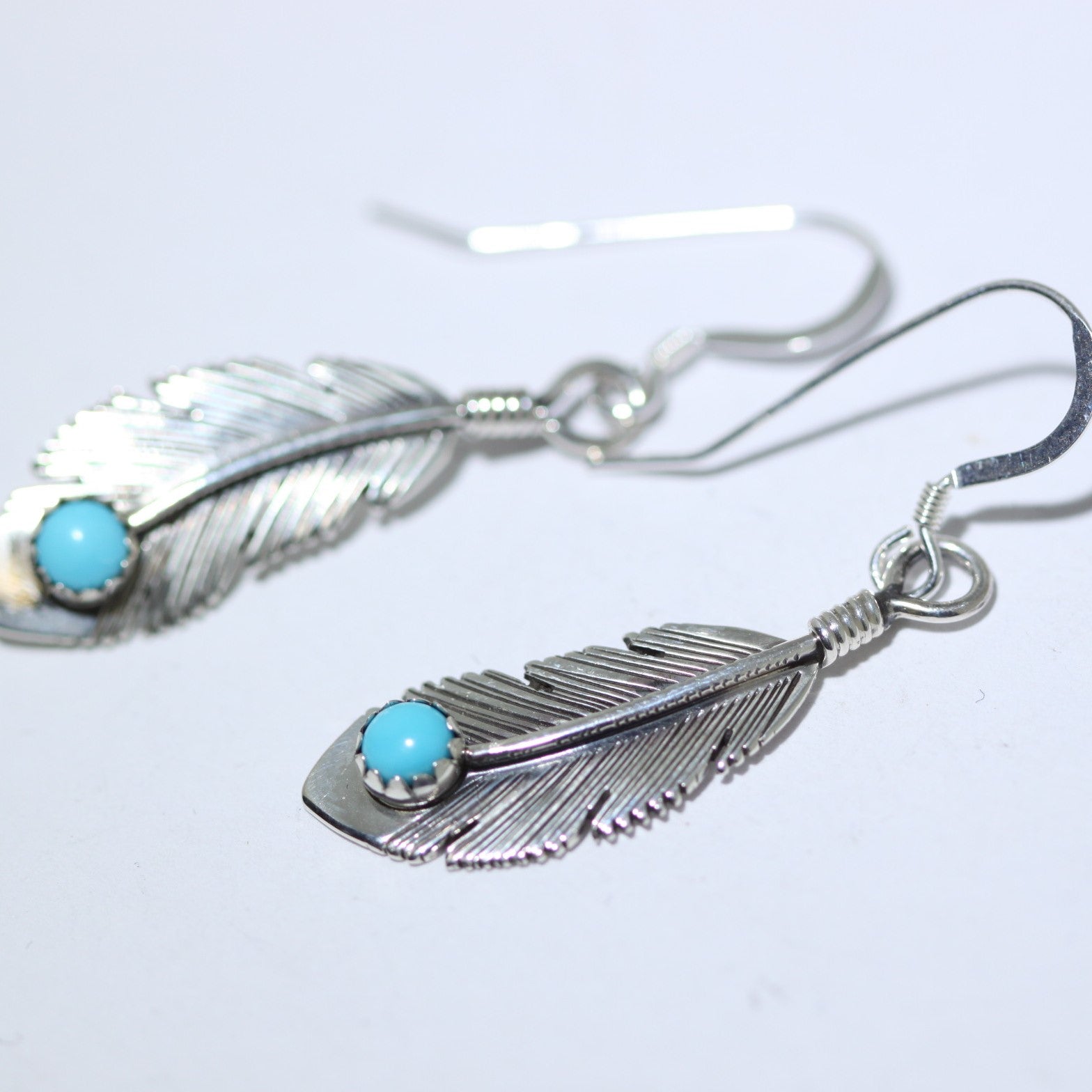 Feather Earring by Harvey Mace