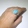 Blue Gem Ring by Steve Yellowhorse