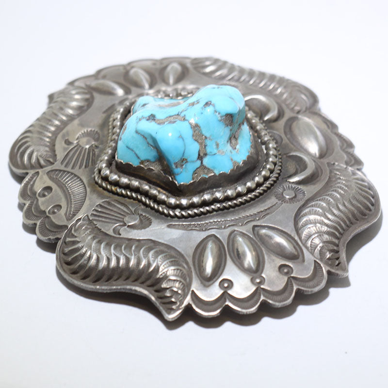 Sterling Silver Turquoise Buckle