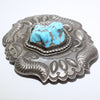 Sterling Silver Turquoise Buckle