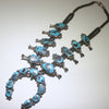 Natural Candelaria Squash blossom Necklace