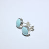 Turquoise post earring