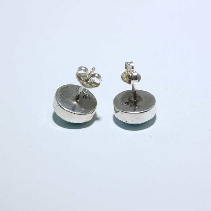 Turquoise post earring