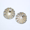 Silver Concho earring