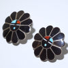 Sunface earring by Zuni