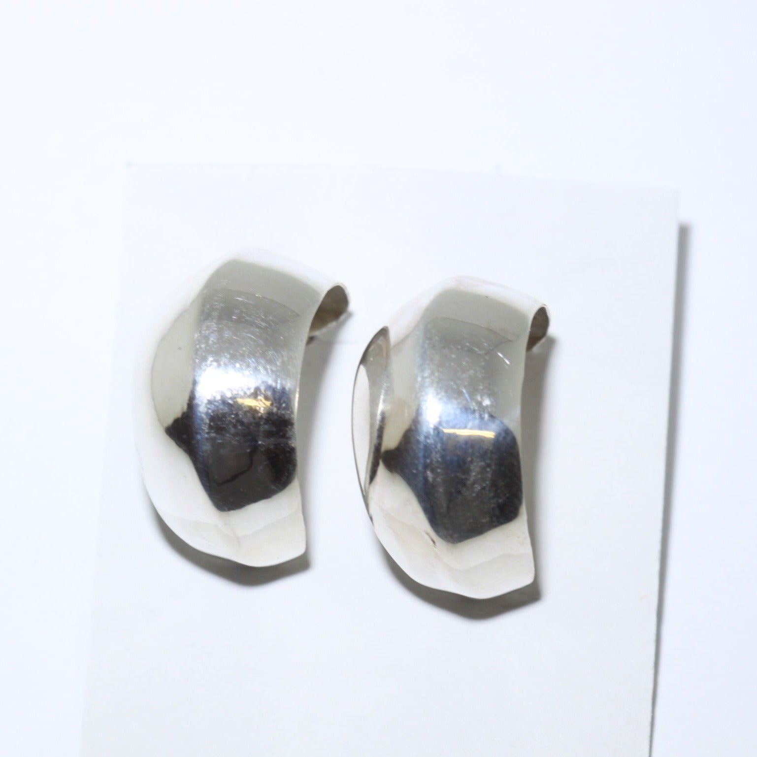 Silver Earrings by Navajo
