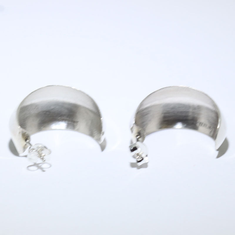 Silver Earrings by Navajo