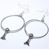 Silver Earrings by Navajo