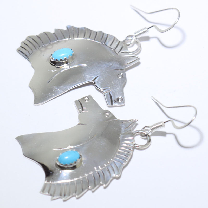 Horse Earrings by Navajo