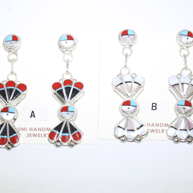 Inlay Earrings by Zuni
