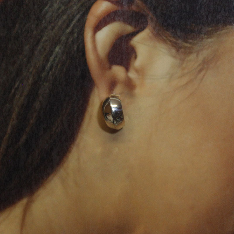 Silver Earrings by Navajo
