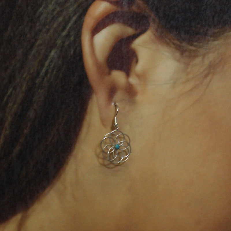 Turquoise Earrings by Navajo