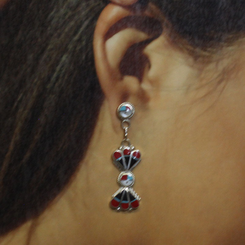 Inlay Earrings by Zuni