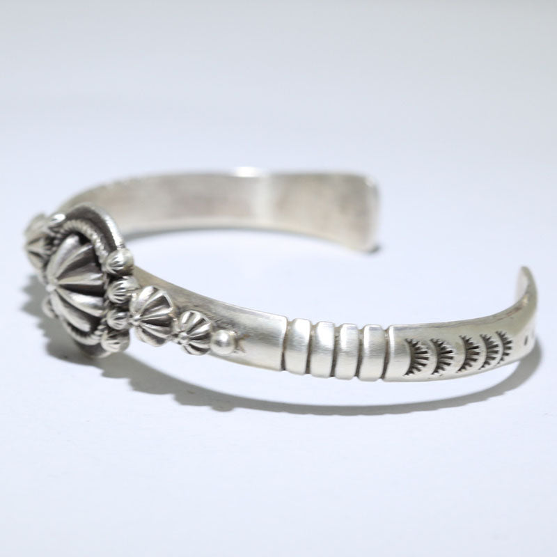 Silver Bracelet by Thomas Jim 5-1/8"