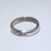 Stamp Silver Ring by Arnold Goodluck