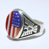 Inlay Ring by Wilbert Manning size 11.5