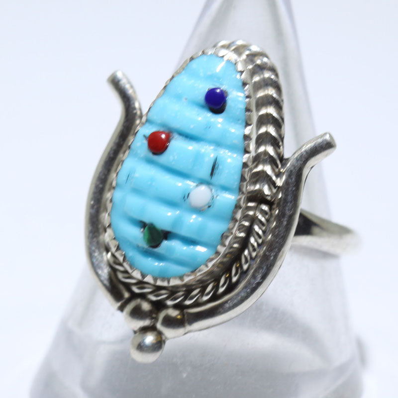 Inlay Ring by Zuni