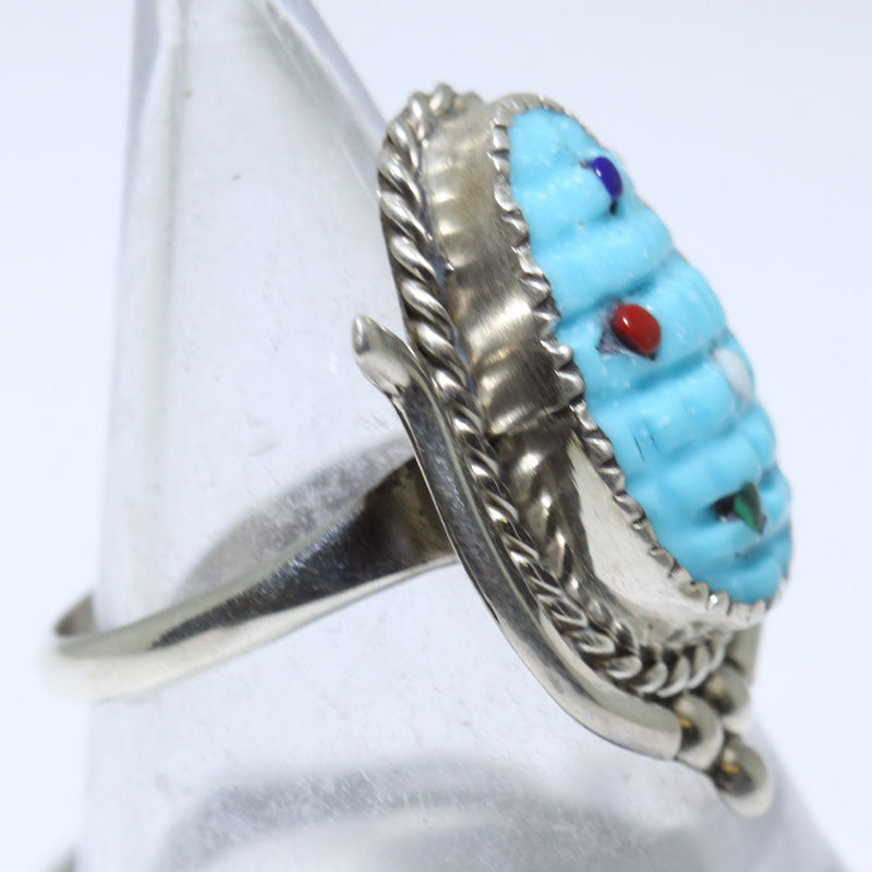 Inlay Ring by Zuni