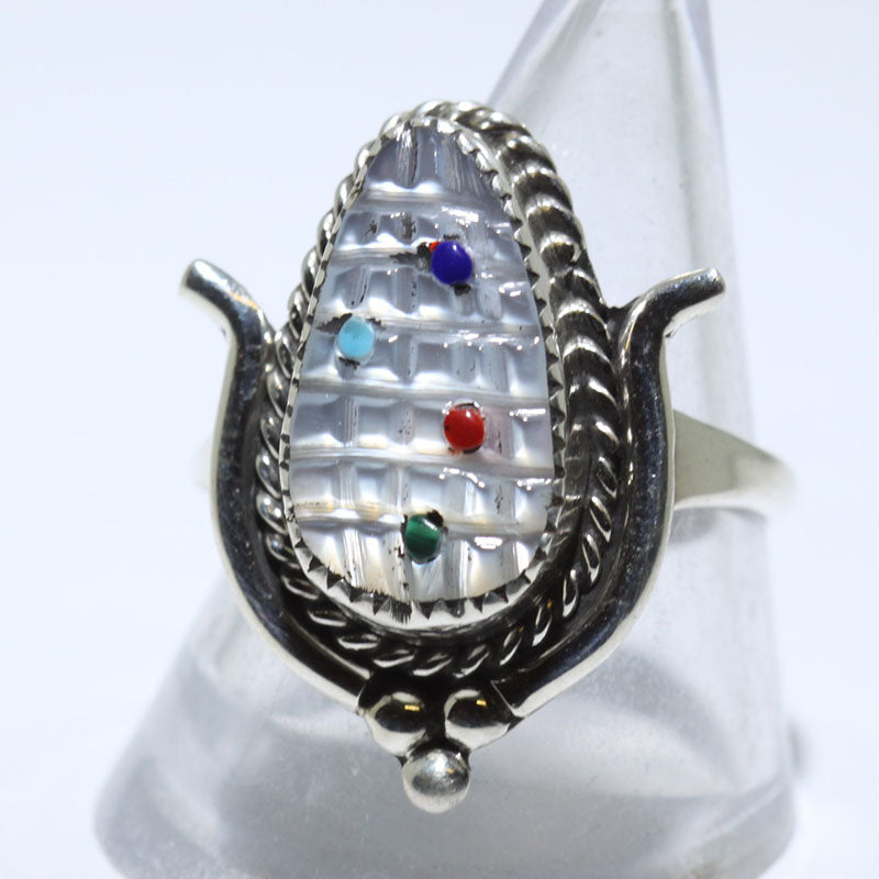 Inlay Ring by Zuni