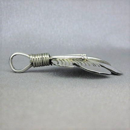 Silver Feather pendant