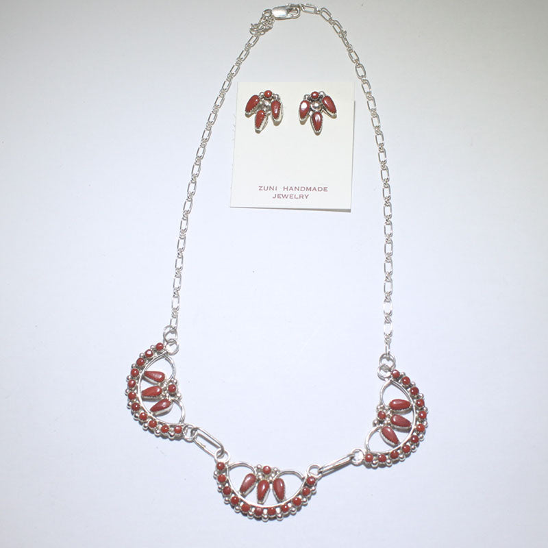 Zuni Necklace and Earring Set