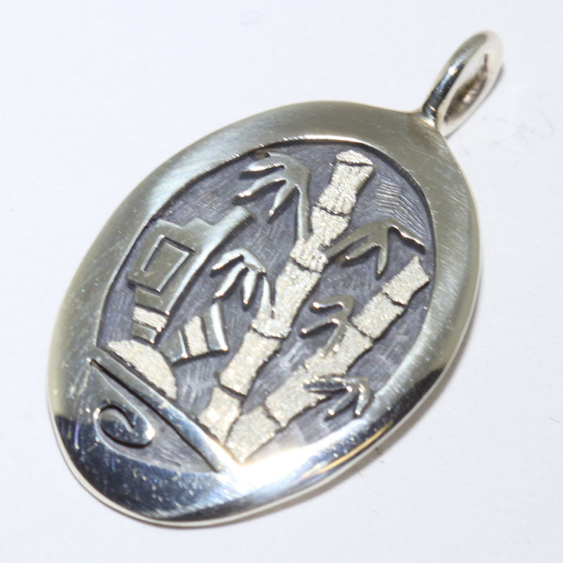 Silver Pendant by Sparks Masawytewa