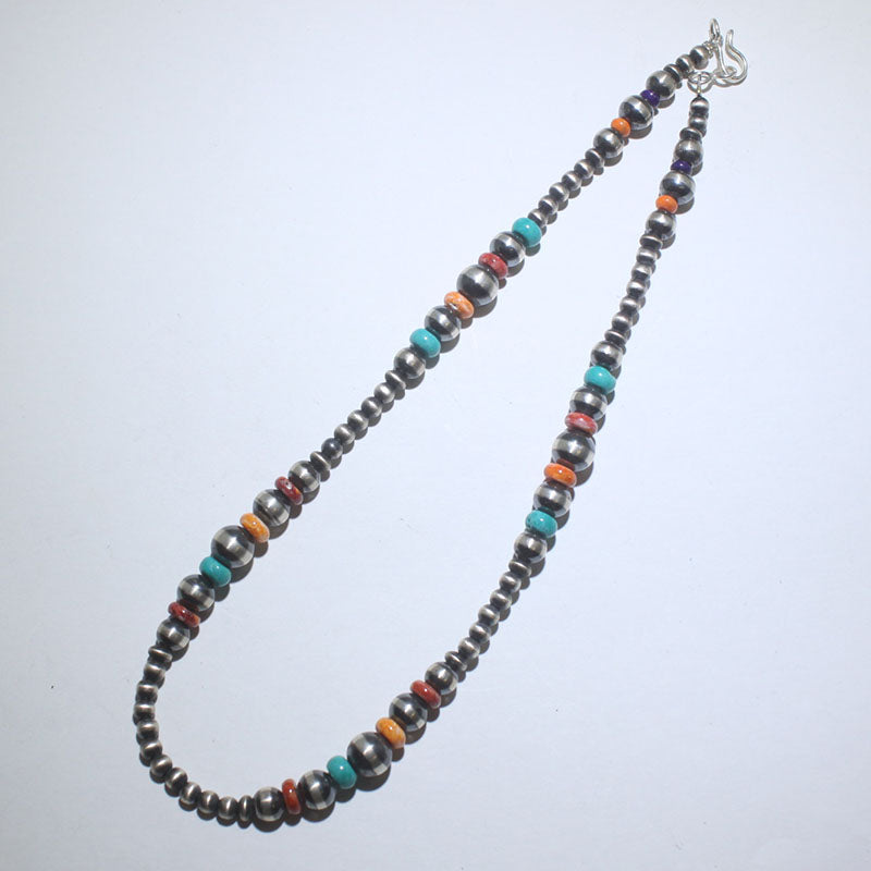 Multi Color Navajo Pearl Necklace – Gallup Trading