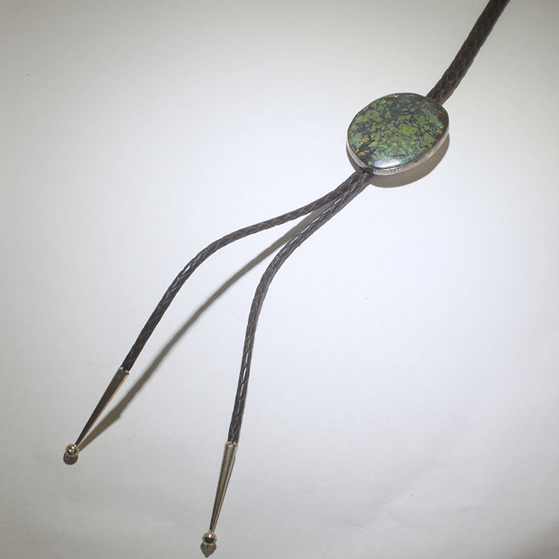 Chinese Turquoise Bolo by Robin Tsosie