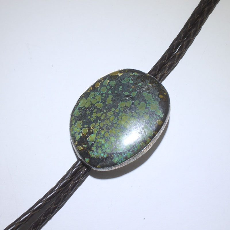 Chinese Turquoise Bolo by Robin Tsosie