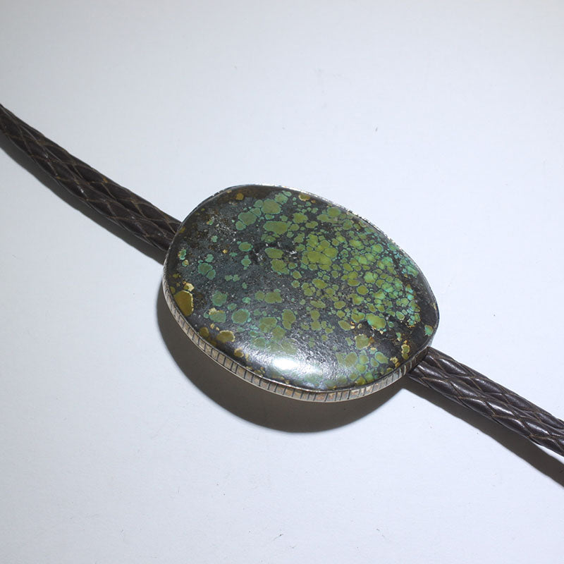 Chinese Turquoise Bolo by Robin Tsosie